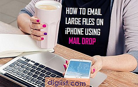 Hur du skickar e-post till stora filer på iPhone med hjälp av mail Drop