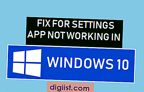 Fix for Settings-appen fungerar inte i Windows 10