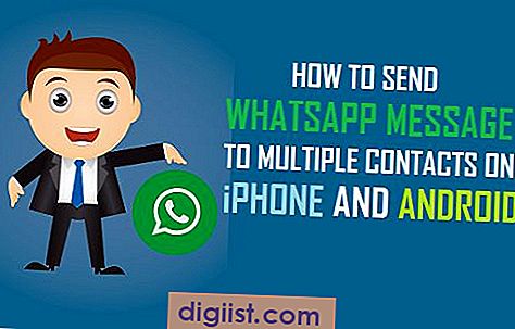 Kako poslati sporočilo WhatsApp v več stikov na iPhone in Android