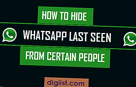 Sådan skjules WhatsApp sidst set fra visse mennesker