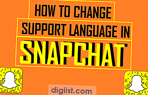 כיצד לשנות את שפת התמיכה בסנאפצ'אט