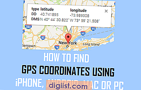 Hur man hittar GPS-koordinater med iPhone, Android, Mac eller PC
