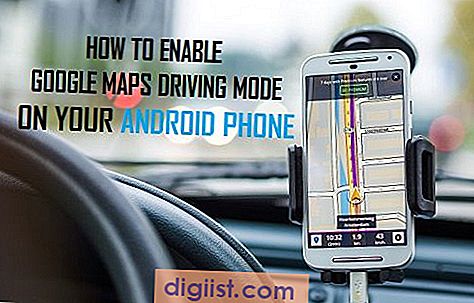 Aktivera Google Maps körläge på din Android-telefon