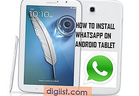 Hur man använder WhatsApp på Android Tablet