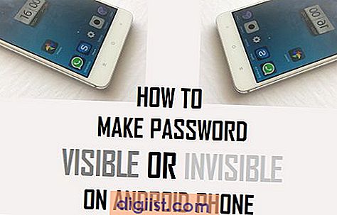 Sådan gør du adgangskoden synlig eller usynlig på Android-telefon