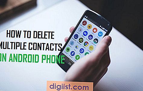 Sådan slettes flere kontakter på Android-telefon