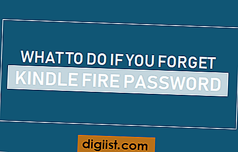 Какво да направите, ако забравите Kindle Fire Password