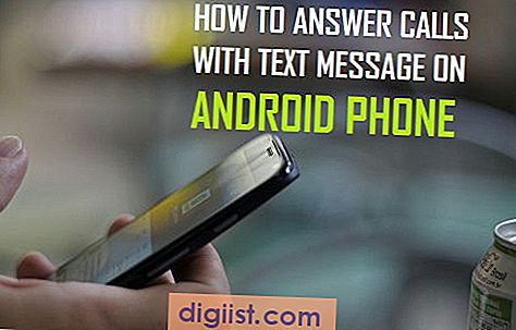 Hur du svarar på samtal med textmeddelande på Android-telefon