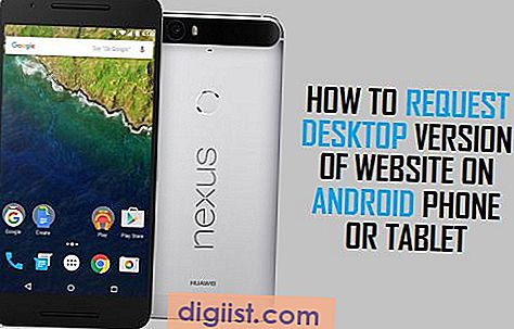Hoe Desktop-versie van de website op Android-telefoon of tablet aan te vragen