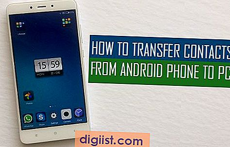 Hur man överför kontakter från Android-telefon till PC
