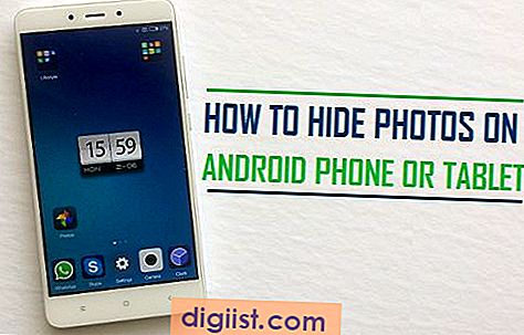 Sådan skjules fotos på Android-telefon eller -tablet