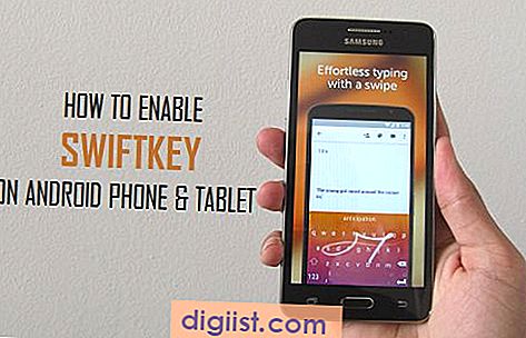Kaip įjungti „SwiftKey“ „Android“ telefone ir planšetiniame kompiuteryje