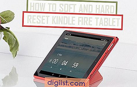 Jak měkké a tvrdé reset Kindle Fire Tablet
