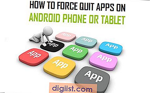 Hur man tvingar avsluta appar på Android-telefon eller surfplatta