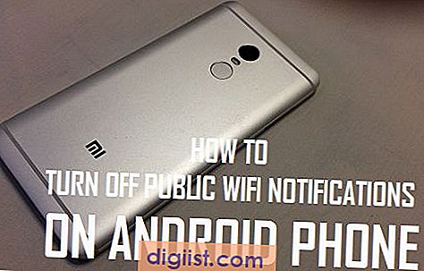Sådan deaktiveres offentlige WiFi-meddelelser på Android-telefon