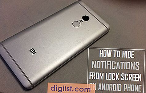 Kā paslēpt paziņojumus no bloķēšanas ekrāna Android tālrunī