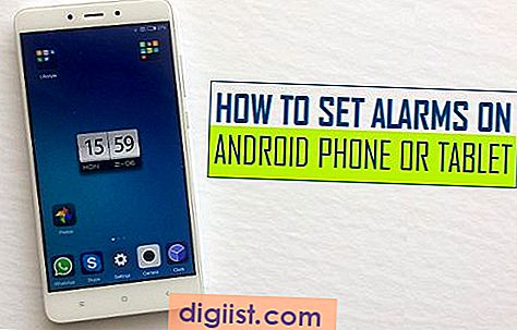 Hur man ställer in larm på Android-telefon eller surfplatta