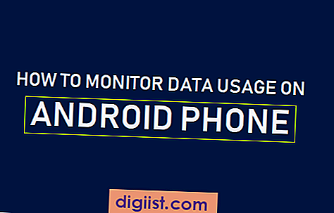Hur man övervakar dataanvändning på Android-telefon