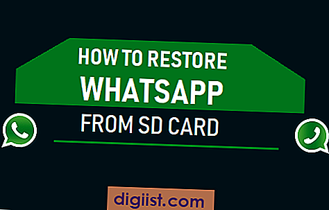 Sådan gendannes WhatsApp fra SD-kort