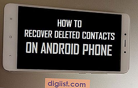 Kako vratiti izbrisane kontakte na Android telefonu