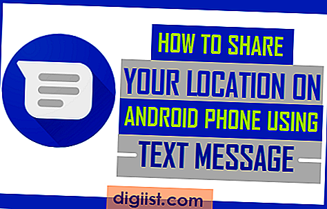 Hur du delar din plats på Android-telefon med hjälp av textmeddelande