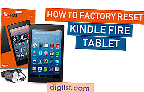 Kako tovarniško ponastaviti Kindle Fire Tablet