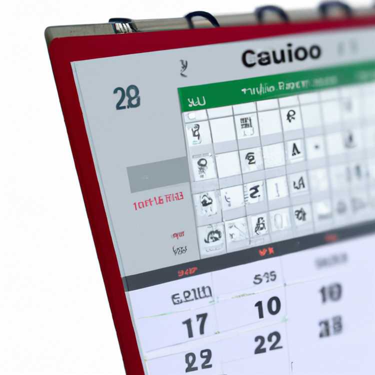 Caratteristiche di una visualizzazione efficace del calendario