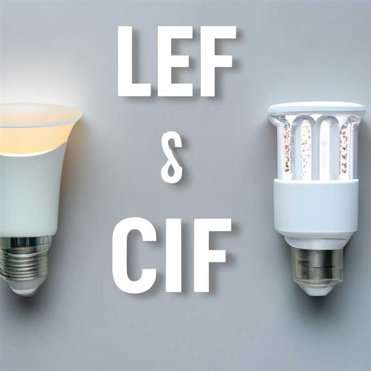 Energieeffiziente Beleuchtungstechnologien: CFL vs. LED