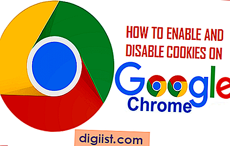 Hur du aktiverar och inaktiverar cookies i Chrome Browser