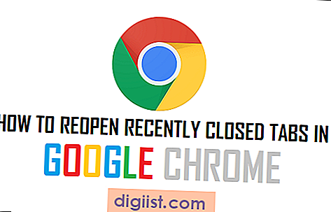 Hur du öppnar nyligen stängda flikar i Google Chrome