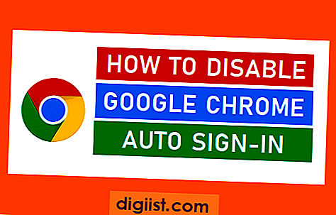 Sådan deaktiveres Google Chrome automatisk login