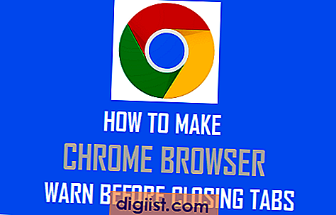 Hur man gör Chrome-webbläsare varna innan du stänger flikar