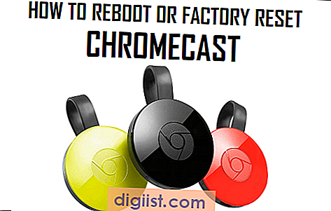 Chromecast opnieuw opstarten of de fabrieksinstellingen herstellen