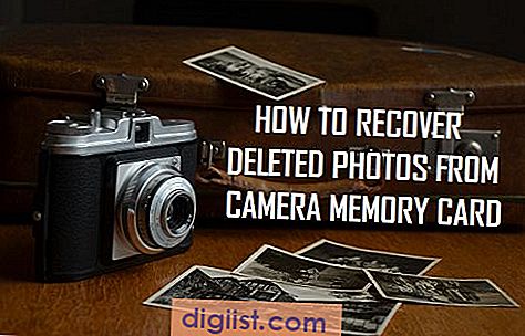 Hur du återställer raderade foton från kameraminneskortet