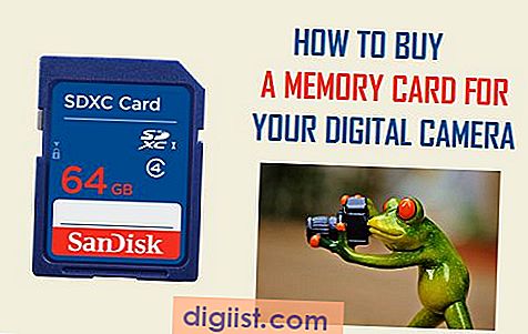 Sådan køber du et hukommelseskort til dit digitale kamera
