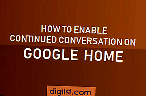 Hoe voortgezet gesprek op Google Home in te schakelen