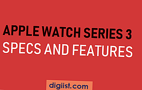 Apple Watch Series 3 Specifikationer och funktioner