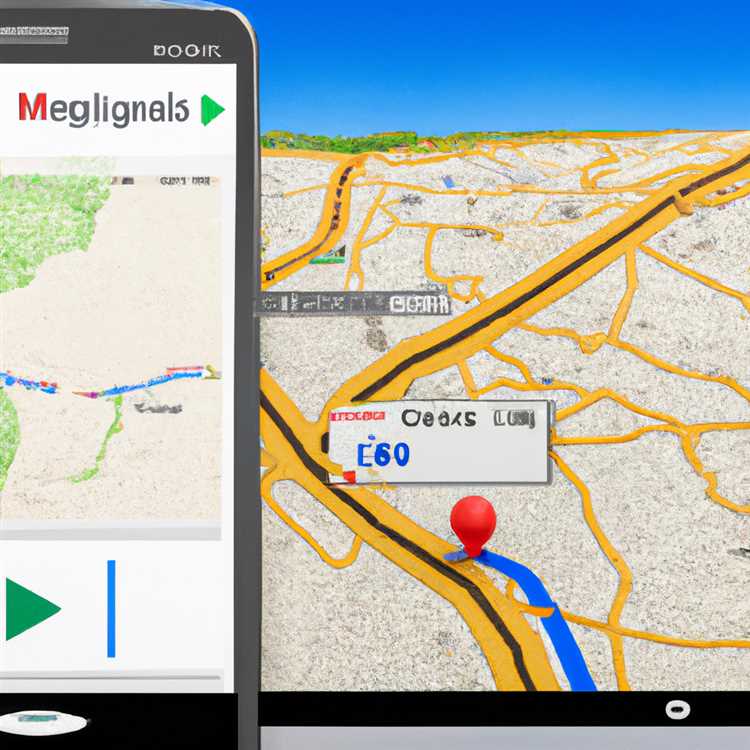 Utilizzo di Google Maps su un dispositivo mobile