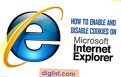 Hur man aktiverar och inaktiverar kakor i Internet Explorer