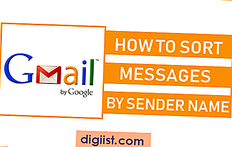 Kā kārtot Gmail pēc sūtītāja vārda vai e-pasta adreses