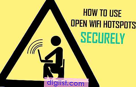 Veilig gebruik van Open WiFi-hotspots