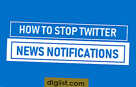 Cómo detener las notificaciones de noticias de Twitter