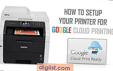 كيفية إعداد الطابعة للحصول على الطباعة في السحاب من Google