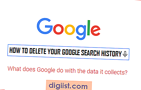 כיצד למחוק את היסטוריית החיפושים שלך ב- Google