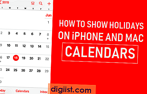 Kako prikazati praznike na koledarjih iPhone in Mac