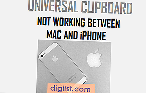 Univerzální schránka nefunguje mezi Mac a iPhone