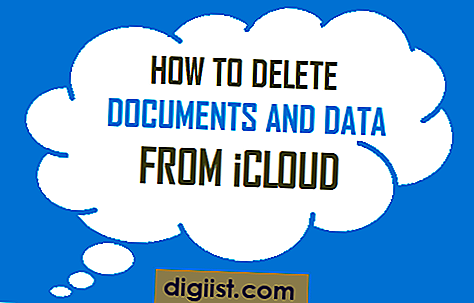 Hur man tar bort dokument och data från iCloud