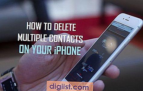 كيفية حذف جهات الاتصال المتعددة على اي فون الخاص بك