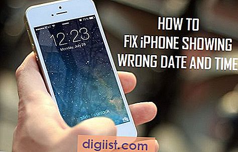 Hur man fixar iPhone och visar fel datum och tid