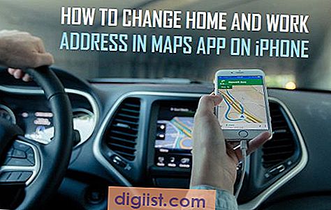 Sådan ændres hjemmearbejde og arbejdsadresse i Maps-app på iPhone
